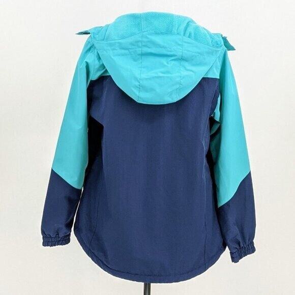 Magellan Outdoors Hoodie Jacket Women's Medium Blue Full Zip Long Sleeve - Picture 3 of 9